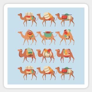 Cute Camels Desert Animals Magnet